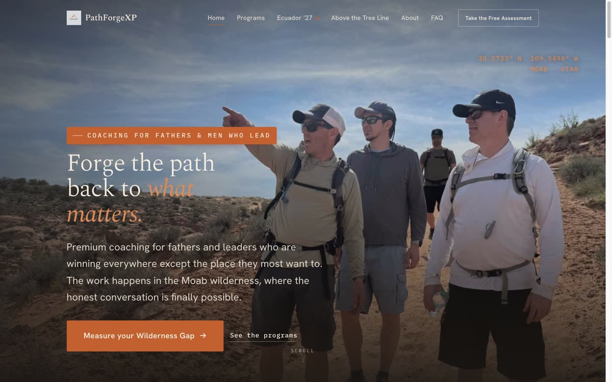 PathForgeXP website